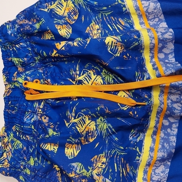 Boys Shark Nation Swim Trunks Size L 14/16 - Picture 2 of 11